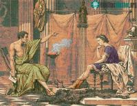 Ảnh Tấm vải nghi là áo choàng tím huyền thoại là của Alexander Đại đế