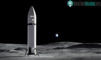 Ảnh Hình ảnh mô phỏng hé lộ cách Starship đưa phi hành gia lên Mặt trăng