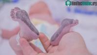 Ảnh Tại sao bé sơ sinh lại được lấy dấu vân chân thay vì vân tay?