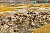 Ảnh Vùng đất của những "cây nấm đá" khổng lồ siêu thực như tạo một hành tinh khác