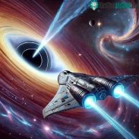Ảnh Chuyện gì sẽ xảy ra khi một tàu vũ trụ Warp Drive bay vào một lỗ đen?