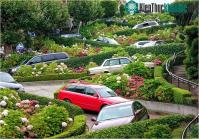 Ảnh Ôtô bò trên con phố quanh co nhất thế giới