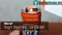 Ảnh Bạn đã biết cách chế bật lửa từ lon nước ngọt chưa?