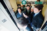 Ảnh Quy tắc chọn chỗ đứng trong thang máy