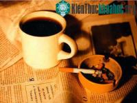 Ảnh Hút thuốc lá sẽ phá hỏng vĩnh viễn vị cà phê