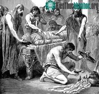 Ảnh Rùng mình "thú" ăn thịt xác ướp thời cổ đại