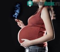 Ảnh Chuột mẹ nhiễm nicotine, chuột con giảm nhận thức