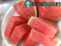 Ảnh "Xăng" chế từ dưa hấu