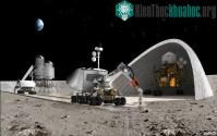 Ảnh NASA đầu tư công nghệ xây nhà trên mặt trăng