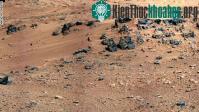 Ảnh Robot Curiosity phân tích cát trên sao Hỏa