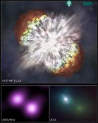 Ảnh Vụ nổ sao dữ dội gây kinh ngạc giới thiên văn