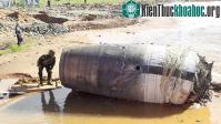 Ảnh Vật thể bí ẩn rơi xuống Myanmar