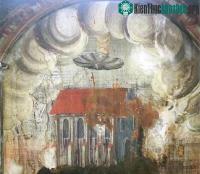Ảnh Hình vẽ lạ nghi là UFO trên tranh tường 400 năm tuổi