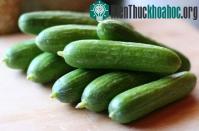 Ảnh Cách mua và sử dụng dưa chuột thật chuẩn