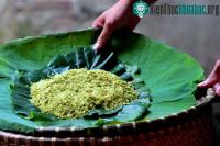 Ảnh Cách chọn cốm ngon không bị nhuộm phẩm màu