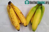 Ảnh Nhận biết chuối chín cây và chuối chín ép bằng hóa chất
