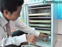 Ảnh Máy ấp trứng dùng nước nóng