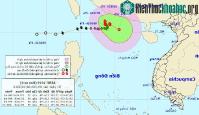 Ảnh Bão Aere có diễn biến phức tạp, khó lường về hướng đi