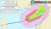 Ảnh Cơn bão số 7: Tâm bão gió giật cấp 16, mưa to trên diện rộng