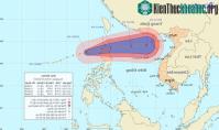Ảnh Bão Krosa đe dọa miền Trung