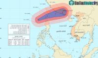 Ảnh Siêu bão Usagi tiến vào biển Đông, gió giật trên cấp 17