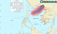 Ảnh Bão Utor có khả năng gây mưa lớn cho miền Bắc