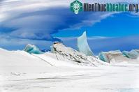 Ảnh Lý giải nguyên nhân băng Nam cực có màu xanh
