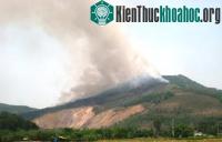 Ảnh Rừng phòng hộ Thanh Hóa cháy lớn