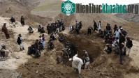 Ảnh Afghanistan tổ chức quốc tang các nạn nhân lở đất