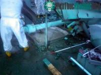 Ảnh 100 tấn nước nhiễm phóng xạ bị rò rỉ tại Fukushima