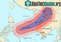 Ảnh Bão Haiyan đang hướng vào Quảng Ngãi