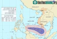 Ảnh Áp thấp nhiệt đới đã mạnh lên thành bão Sonamu