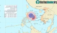 Ảnh Bão Bopha tiến vào Việt Nam như thế nào?