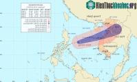 Ảnh Bão Sơn Tinh tăng cấp, tiến vào biển Đông