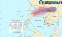 Ảnh Bão Kai-Tak tăng mạnh, hướng vào Cao Bằng - Lạng Sơn