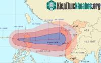 Ảnh Bão Nalgae mạnh cấp 14 hướng vào biển Đông