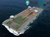 Ảnh Siêu xà lan đến cứu Nhà máy Điện hạt nhân Fukushima số 1