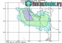 Ảnh Mây phóng xạ đến gần Quảng Ninh