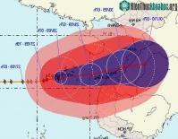 Ảnh Đêm mai bão cấp 12 đổ bộ vào miền Trung
