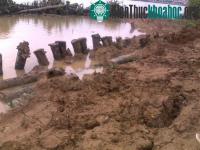 Ảnh An Giang và Kandal hợp tác phòng chống lụt bão