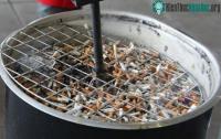 Ảnh Dùng đầu lọc thuốc lá để chống gỉ sắt thép