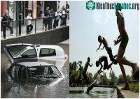 Ảnh Châu Âu trỏ nên trái nắng trở trời