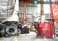 Ảnh Biến rác cao su thành dầu đốt giá rẻ