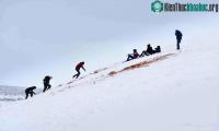 Ảnh Sa mạc Sahara chìm dưới lớp tuyết dày một mét