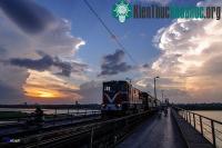 Ảnh Dấu thời gian trên cầu Long Biên