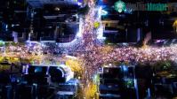 Ảnh Dòng sông xe máy ở Phan Thiết vào top ảnh đẹp chụp từ flycam
