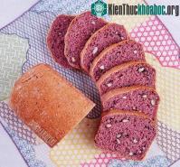 Ảnh "Bánh mỳ màu tím" - siêu thực phẩm của tương lai