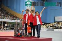 Ảnh Ba chàng trai vô địch giải Robocon châu Á - Thái Bình Dương