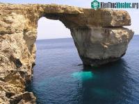 Ảnh Danh thắng vòm đá Azure Window trước khi sập xuống biển