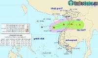 Ảnh Không dịch chuyển trong suốt 24 giờ, bão số 4 chuẩn bị tăng tốc
